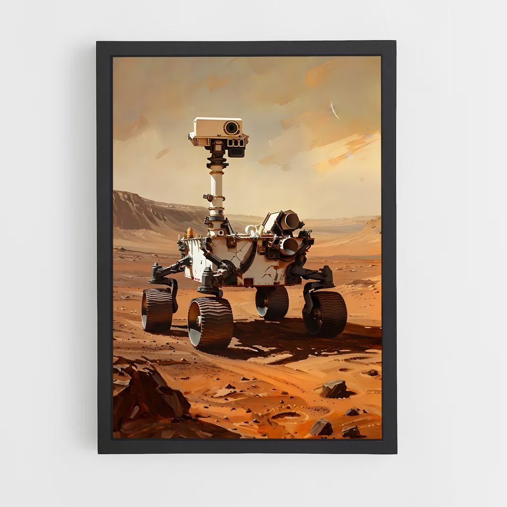 Poster Rover Explorer – affiche Astronomie (vue 2)